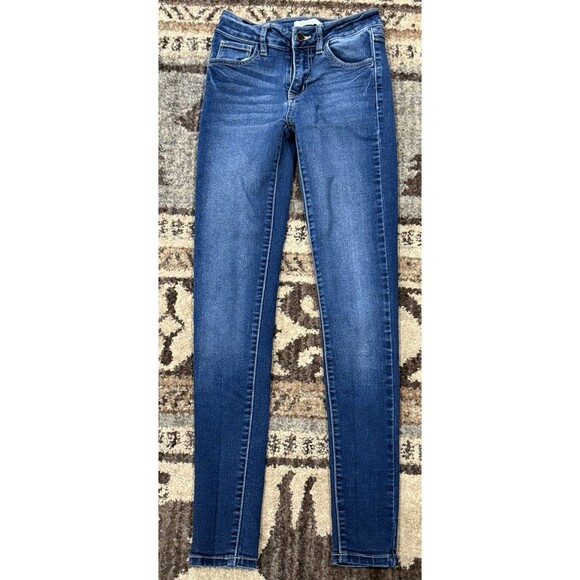 Women’s Juniors Mid-Rise Skinny Stretch Jean Size 23 Kancan - Picture 1 of 4